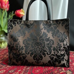 トートバッグ（ダマスク柄）